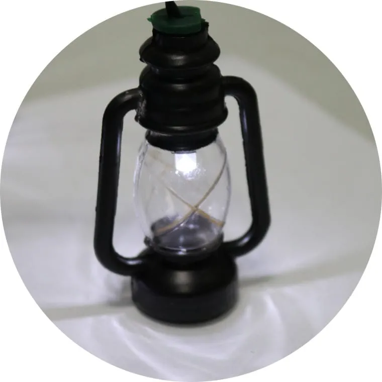 Lampki Choinkowe LED W Kształcie Latarenek, 20 Sztuk, Długość 2,85 cm
