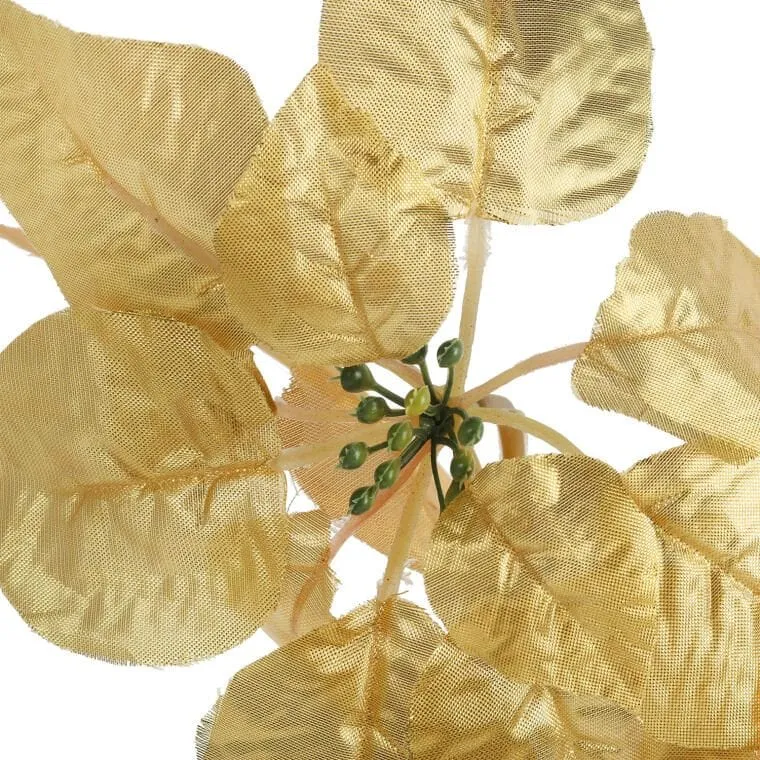 Kwiat Pojedynczy Gwiazda Betlejemska Poinsencja 57 cm - Złota