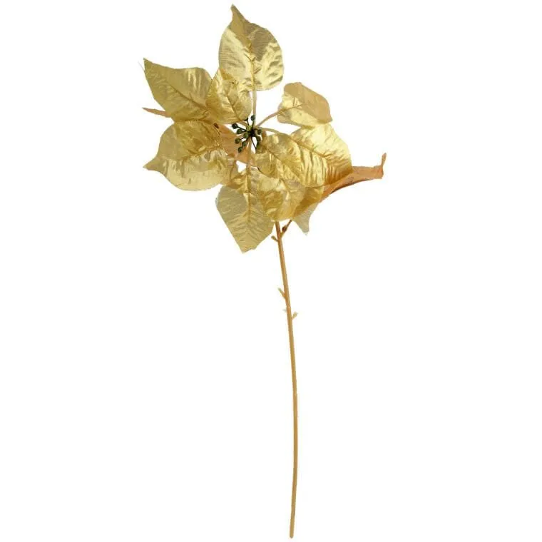 Kwiat Pojedynczy Gwiazda Betlejemska Poinsencja 57 cm - Złota