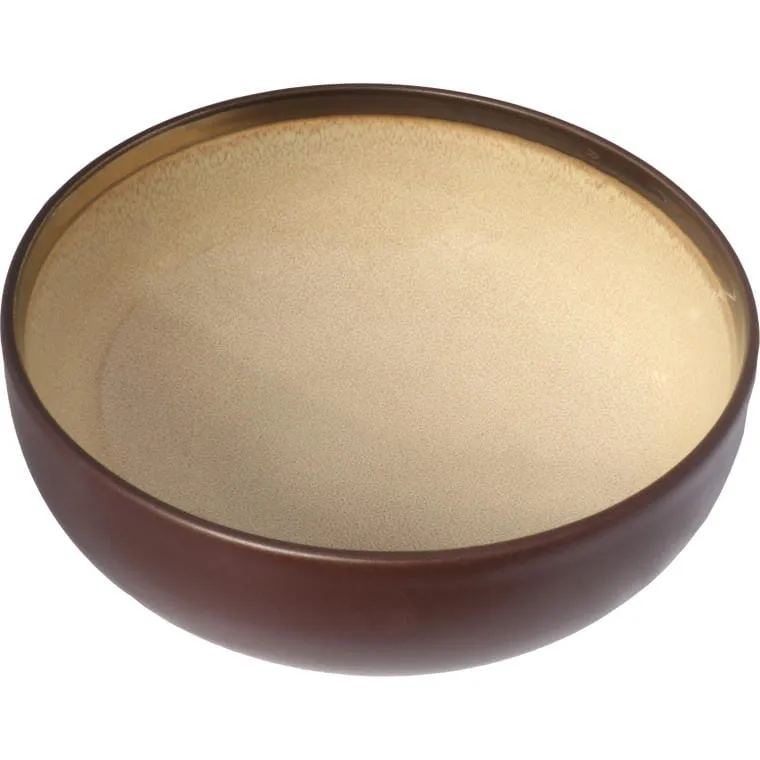 Zastawa Stołowa Ceramiczna Z Brązowymi Talerzami
