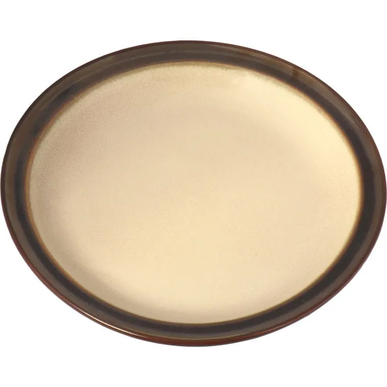 Zastawa Stołowa Ceramiczna Z Brązowymi Talerzami