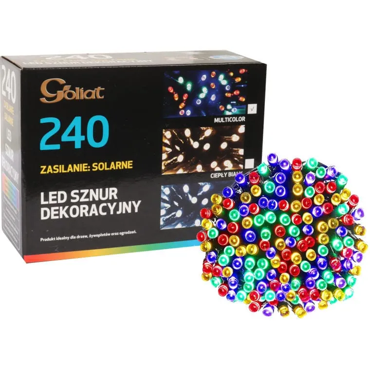 Lampki Choinkowe 240 LED-Solary Multi