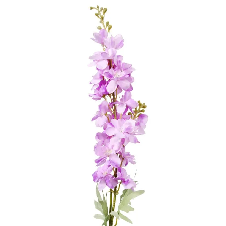 Ostróżka Dekoracyjna Fiolet, Podwójna Gałązka, Wygląd Naturalny, 80 cm
