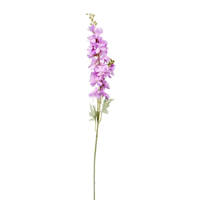 Ostróżka Dekoracyjna Fiolet, Podwójna Gałązka, Wygląd Naturalny, 80 cm