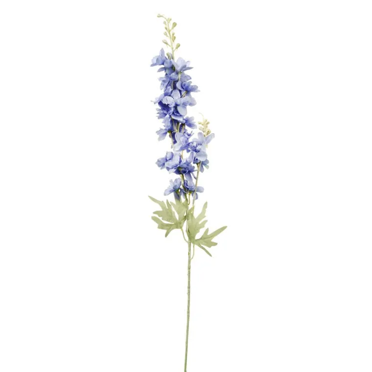 Ostróżka Dekoracyjna Podwójna Gałązka Niebieska - 80 cm