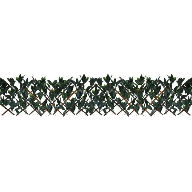 Płotek-Parawan Z Sztucznymi Liśćmi Do Balkonu O Wymiennych Rozmiach 180x30 cm