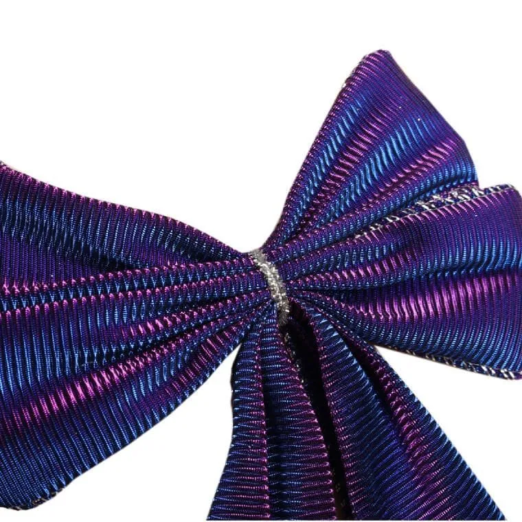 Kokardka 1 szt 23 cm - Niebieska