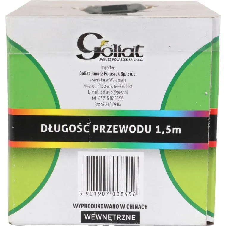 Multikolorowe Lampki Choinkowe LED W Ringu, 80 Sztuk, Do Użycia Wewnętrznego, Długość Przewodu 1.5 m, IP20
