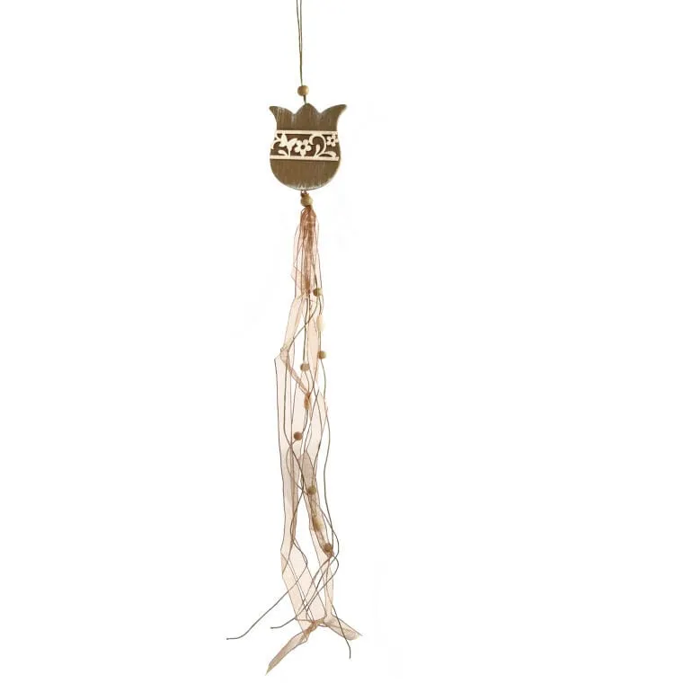 Kwiat Drewniany Zawieszka 60cm