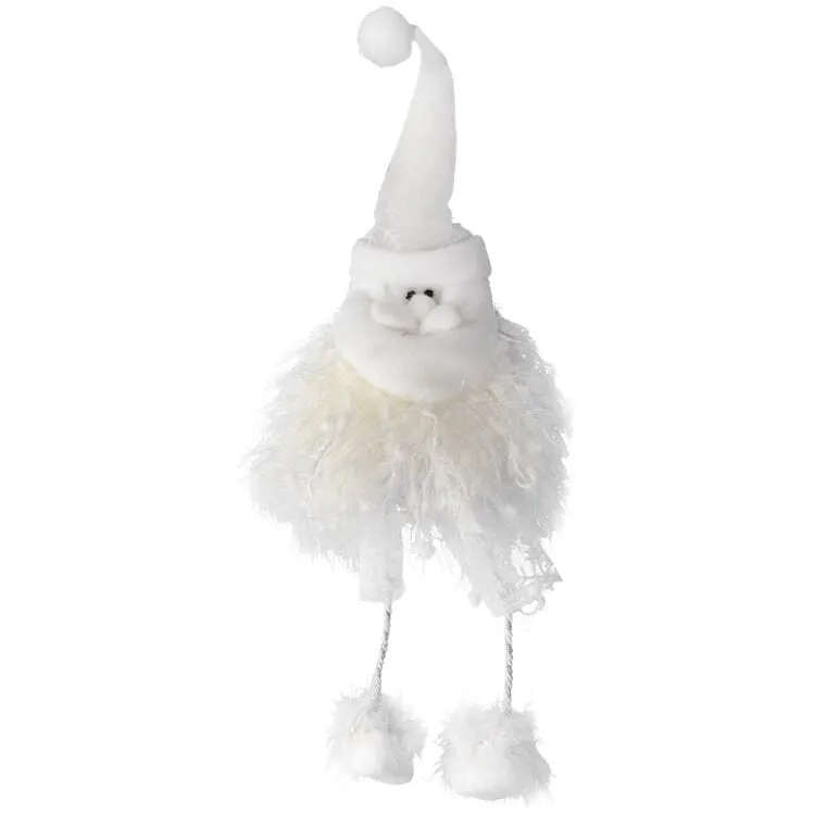 Zawieszka Choinkowa Mikołaj O Wysokości 35 cm - Biały