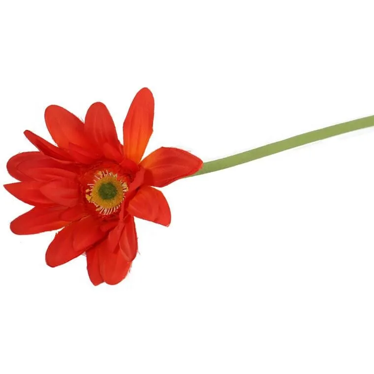 Pomarańczowa Dekoracyjna Gerbera 70 cm - Idealna Do Kompozycji I Samodzielnej Dekoracji