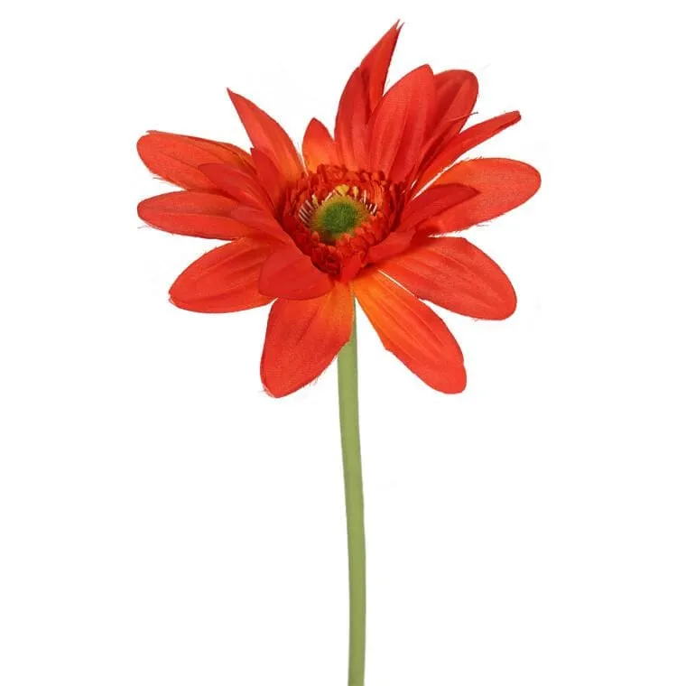 Pomarańczowa Dekoracyjna Gerbera 70 cm - Idealna Do Kompozycji I Samodzielnej Dekoracji