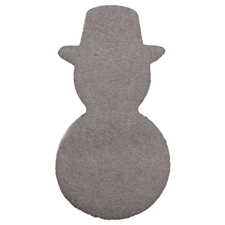 Zestaw 2 Bałwanów-Zawieszek Z Pianki, Białe, Wysokość 12,5cm