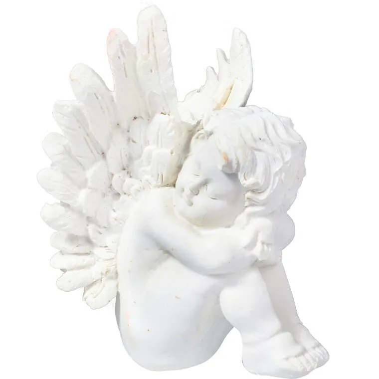 Anioł Ze Skrzydłami 15 cm - Biały