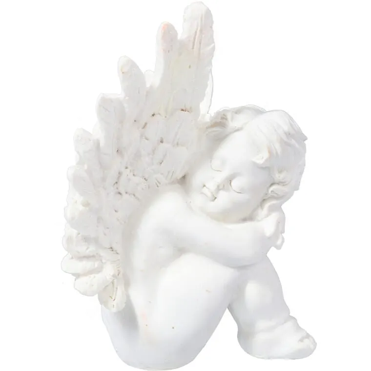Anioł Ze Skrzydłami 15 cm - Biały