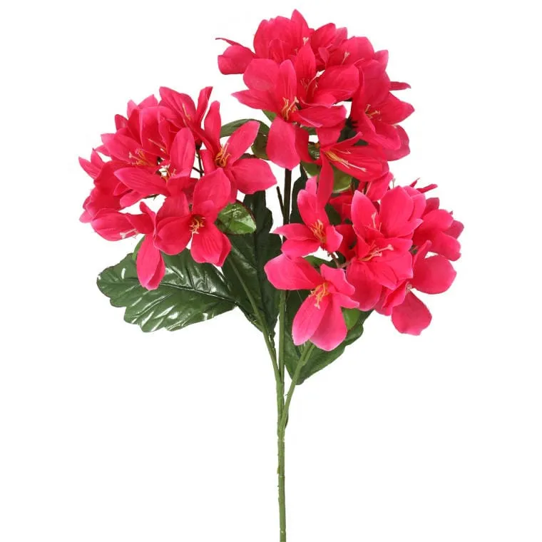 Gałązka Sztucznej Azalii W Kolorze Ciemnym Różu 68cm