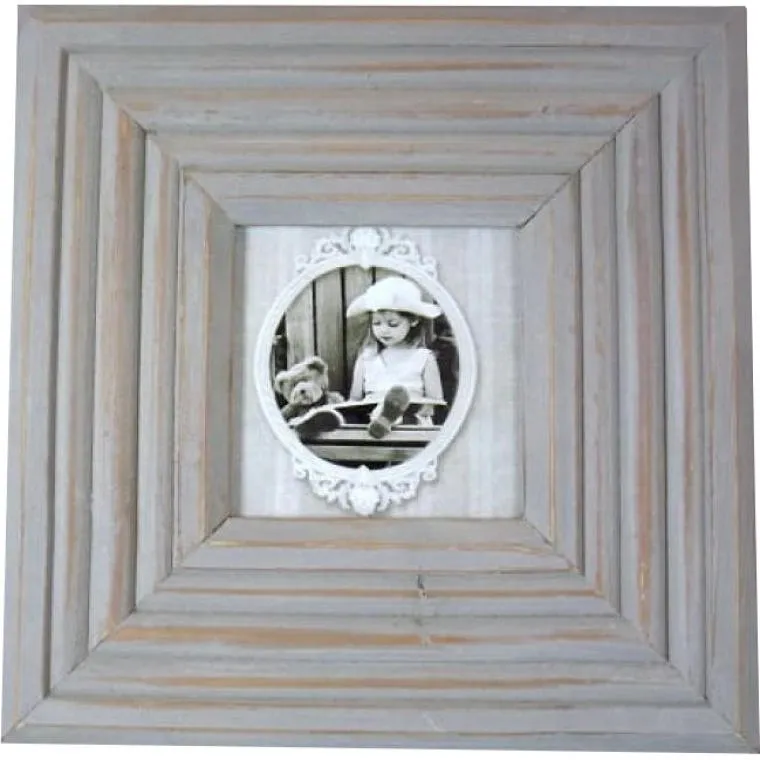 Drewniana Stojąca Ramka Na Zdjęcie 23x23 cm