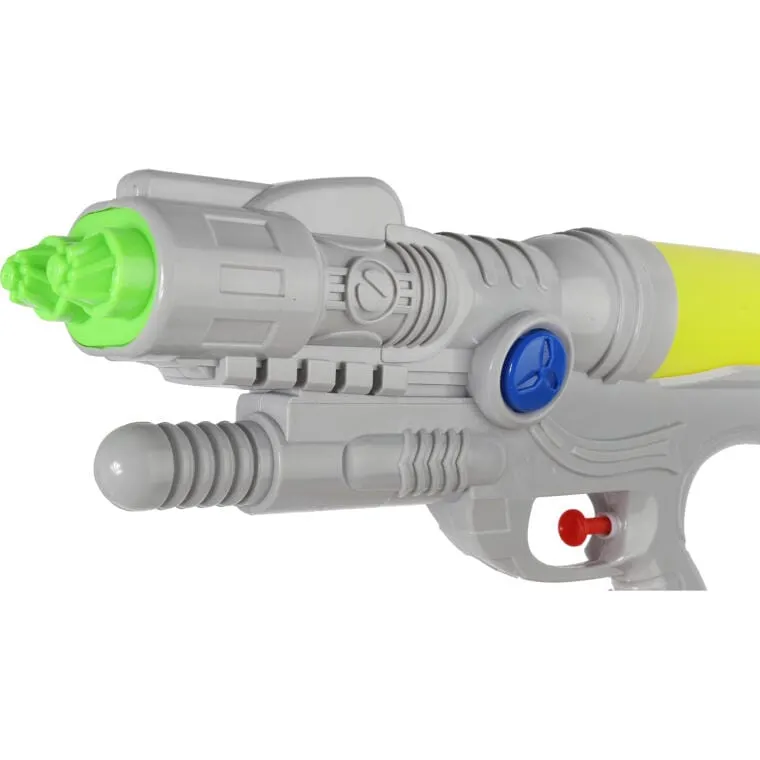Pistolet Na Wodę 33cm Z Odwróconym Pojemnikiem I Systemem Ciśnieniowym - Szary