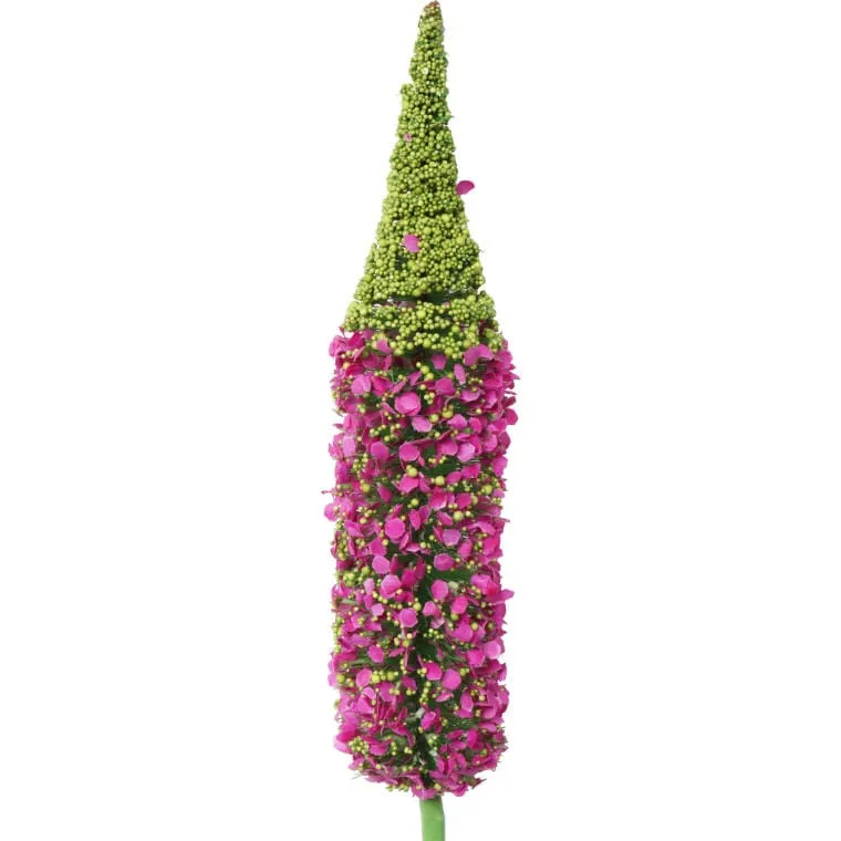 Gałązka Sztucznego Różowego Czosnku - Dekoracja Do Wnętrz 110 cm