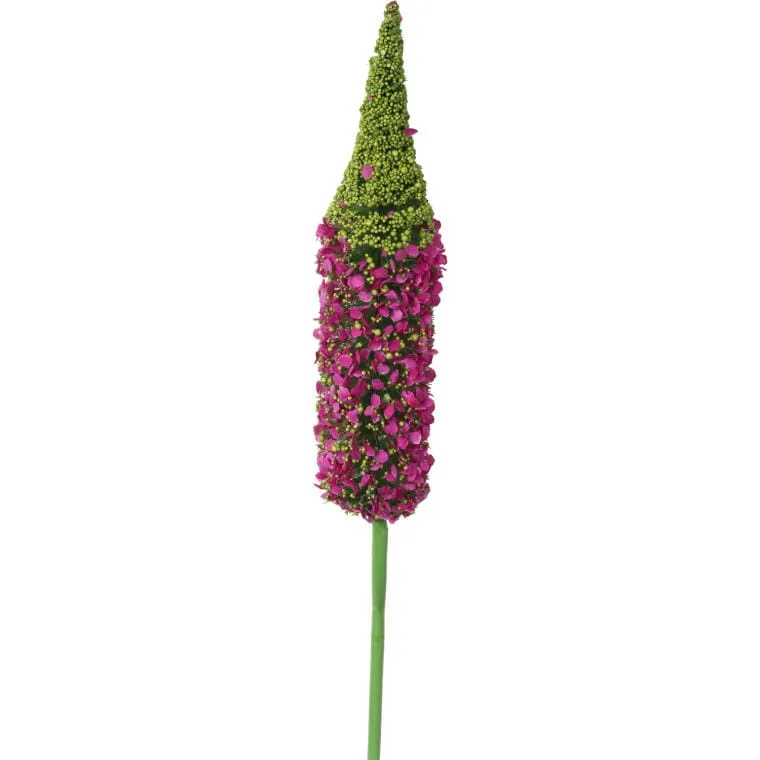 Gałązka Sztucznego Różowego Czosnku - Dekoracja Do Wnętrz 110 cm