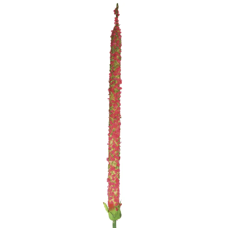 Sztuczny Kwiat - Gałązka Czosnku W Spiralnym Kształcie, Kolor Ciemny Róż, Długość 110cm