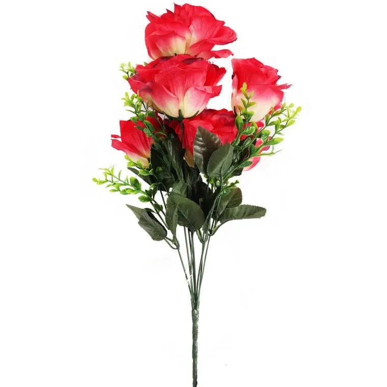 Bukiet 7 Róż 54 cm Kolor - Czerwony