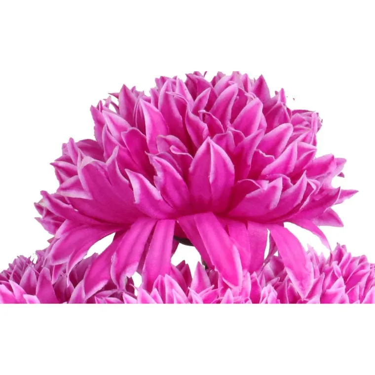 Bukiet 7 Dużych Chryzantem W Kolorze Fioletowym 64 cm