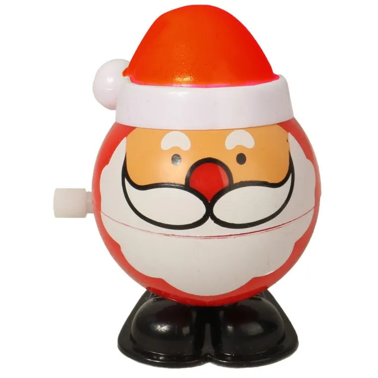 Nakręcany Mikołaj Skarzący O Wysokości 6.5 cm - Czerwony