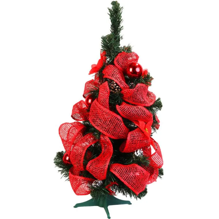 Choinka Z Czerwoną Dekoracją 45cm