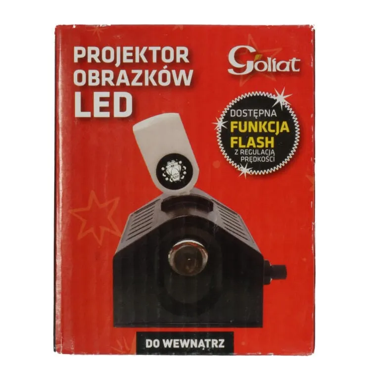 Projektor Świąteczny LED Z 6 Wzorami Do Użycia Na Zewnątrz