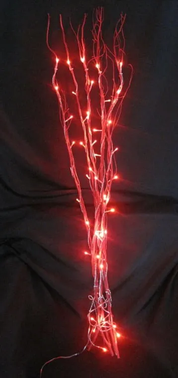 Gałązka 30 LED - Czerwona