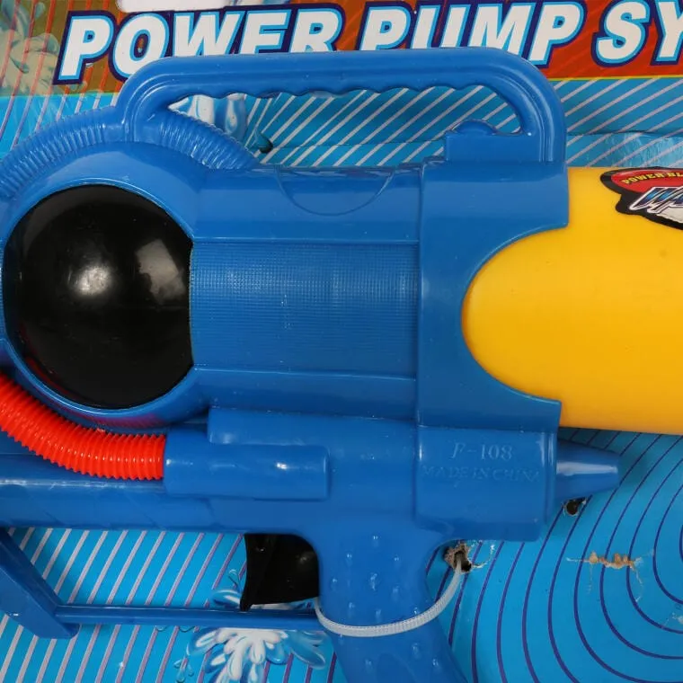 Pistolet Na Wodę 43cm Z Odwróconym Pojemnikiem I Systemem Ciśnieniowym - Niebieski
