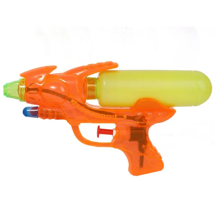 Pistolet Na Wodę 20 cm Źółty - Pomarańczowo