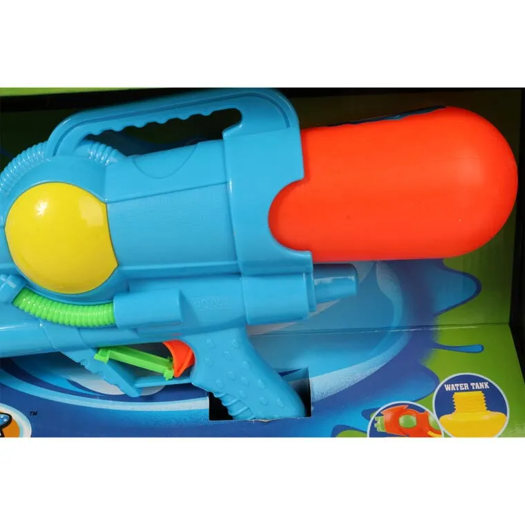 Pistolet Na Wodę Śmigus-Dyngus 37 cm Z Rewersyjnym Pojemnikiem I Systemem Ciśnienia - Niebieski