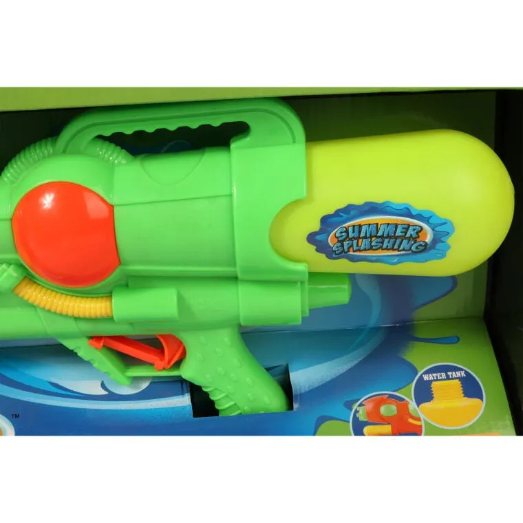 Innowacyjny Pistolet Na Wodę Ze Zmienionym Mocowaniem Pojemnika 37 cm - Zielony