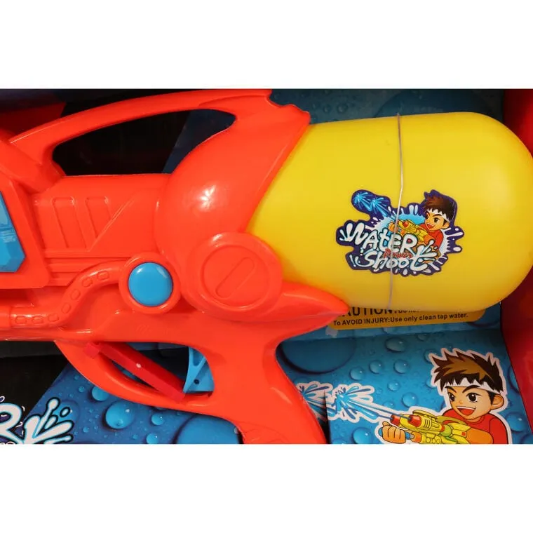 Pistolet Na Wodę O Długości 38 cm Z Innowacyjnym Systemem Mocowania Pojemnika I Ciśnienia - Pomarańczowy