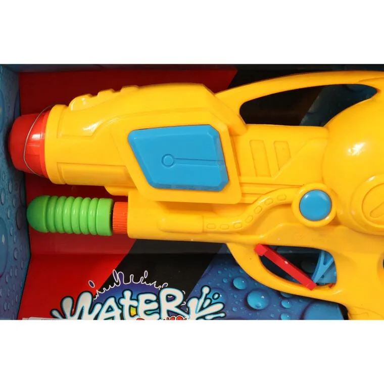 Innowacyjny Pistolet Na Wodę 38 cm Z Odwróconym Pojemnikiem - Żółty