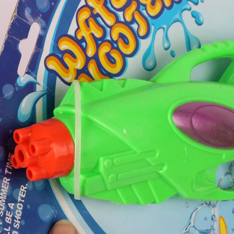 Nowoczesny Pistolet Na Wodę O Odwrotnym Mocowaniu, Zielono-Fioletowy, 29 cm