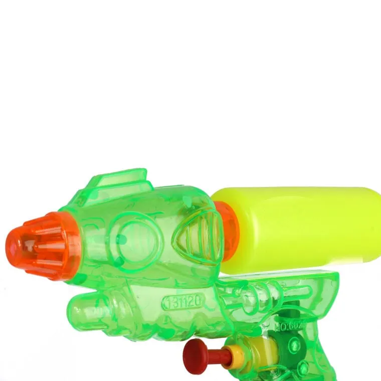 Pistolet Wodny: Mini Zabawka Śmigus-Dyngus 15cm, Kolor - Zielono-Żółty