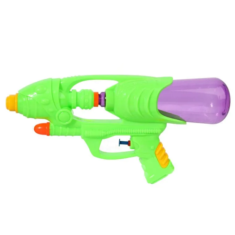 Pistolet Na Wodę Śmigus-Dyngus 30cm Z Odwróconym Pojemnikiem - Zielono-Fioletowy