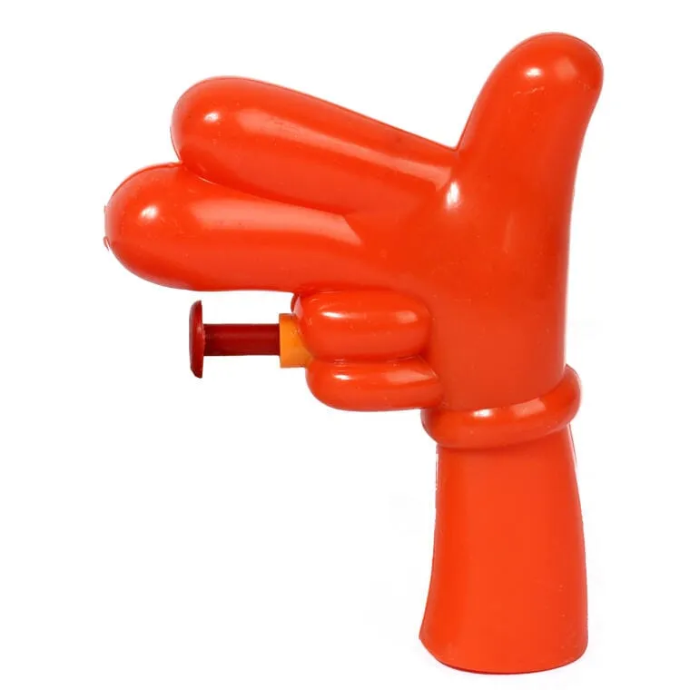Pistolet Na Wodę Psikawka 10 cm Rączka - Pomarańczowa