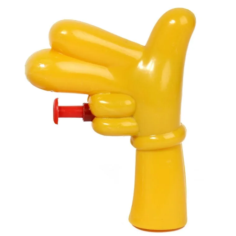 Pistolet Na Wodę Psikawka 10 cm Rączka - Żółta
