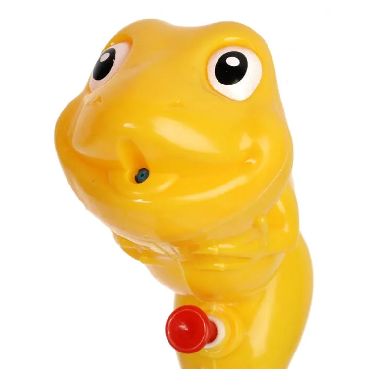 PISTOLET Na WODĘ PSIKAWKA 15 cm ŻABA - Żółta