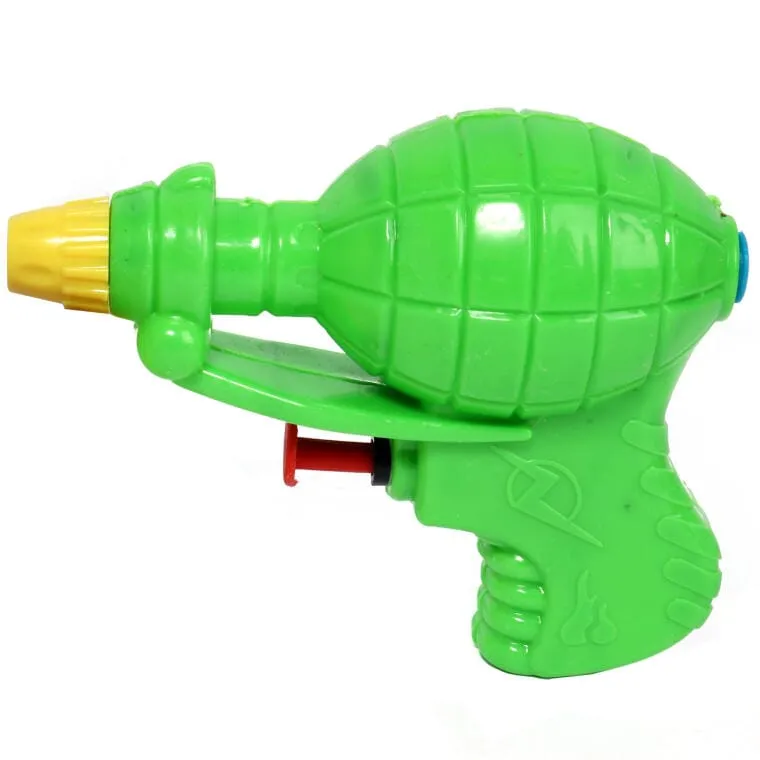 Mini Pistolet Na Wodę Śmigus-Dyngus 11 cm Granat Z Wyjątkowym Dekielem - Zielony