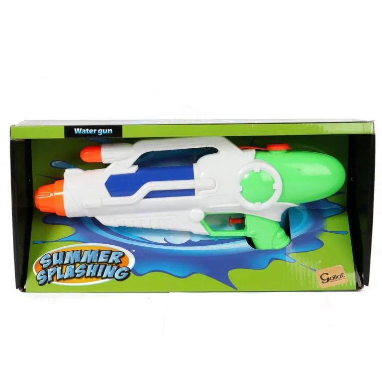 Innowacyjny Pistolet Na Wodę 32cm, Biało-Zielony - Idealny Na Śmigus-Dyngus