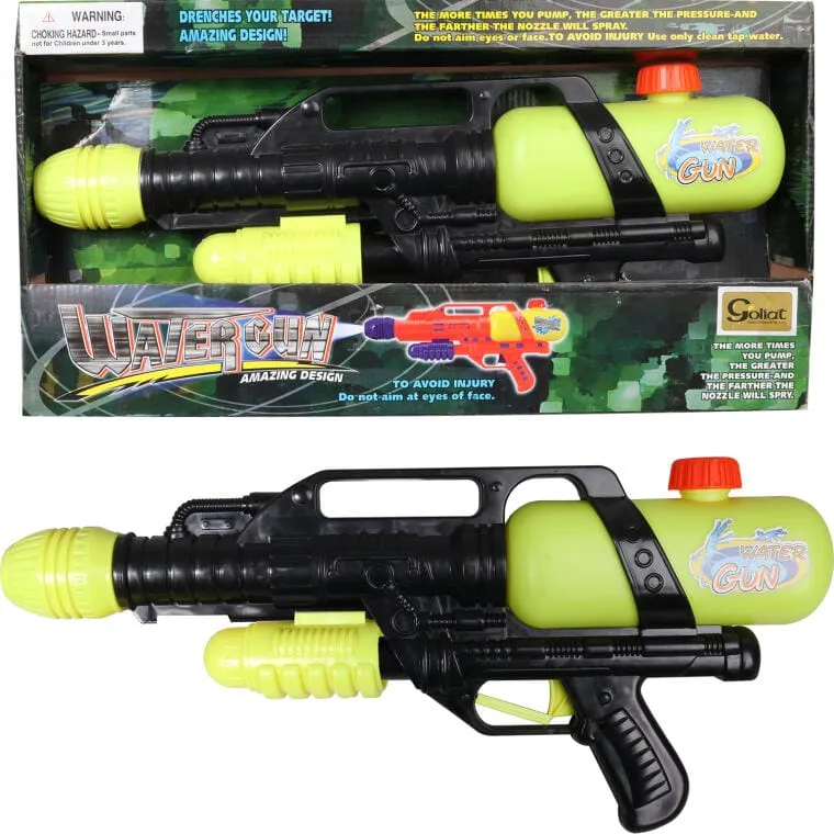 PISTOLET Na WODĘ 47cm Żółto Czarny