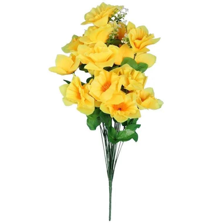 Żonkile Bukiet 24 Kwiatów 56 cm