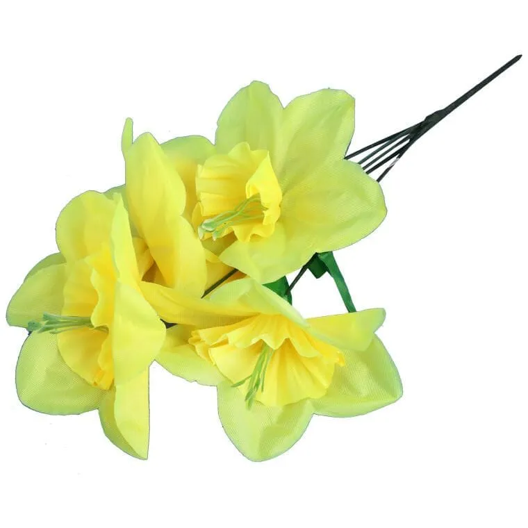Żonkile Bukiet 5 Kwiatów 38 cm