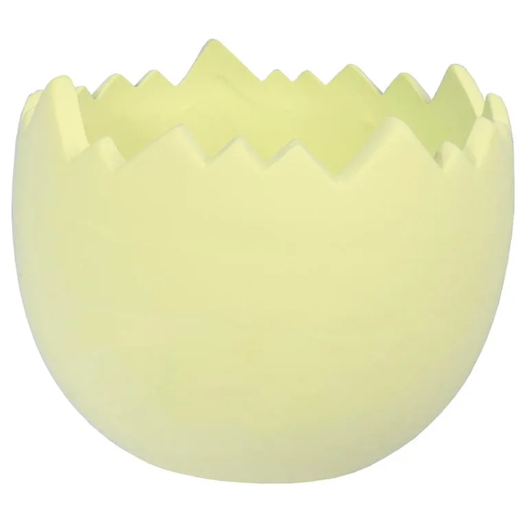 Skorupka Ceramiczna Pojemnik Na Rzeżuchę 11 cm - Zielona