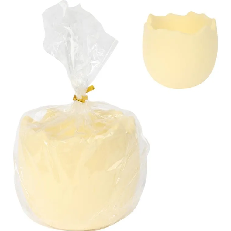 Skorupka Ceramiczna Pojemnik Na Rzeżuchę 8 cm - Żółta